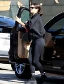 Sara Sampaio Booty, Outside Dogpound Gym in West Hollywood