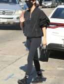Sara Sampaio Booty, Outside Dogpound Gym in West Hollywood
