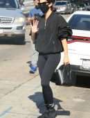 Sara Sampaio Booty, Outside Dogpound Gym in West Hollywood