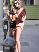 Sara Sampaio Leggy, Outside a Gym in West Hollywood