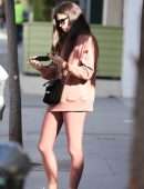 Sara Sampaio Leggy, Outside a Gym in West Hollywood