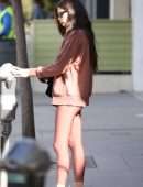 Sara Sampaio Leggy, Outside a Gym in West Hollywood