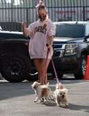 Sharna Burgess Upskirt at the DWTS Dance Studio in LA