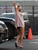 Sharna Burgess Upskirt at the DWTS Dance Studio in LA