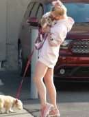Sharna Burgess Upskirt at the DWTS Dance Studio in LA