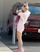 Sharna Burgess Upskirt at the DWTS Dance Studio in LA