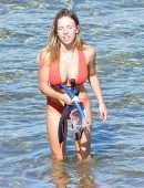 Sydney Sweeney Booty in Bikini on the Beach in Hawaii