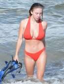 Sydney Sweeney Booty in Bikini on the Beach in Hawaii