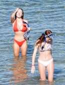 Sydney Sweeney Booty in Bikini on the Beach in Hawaii