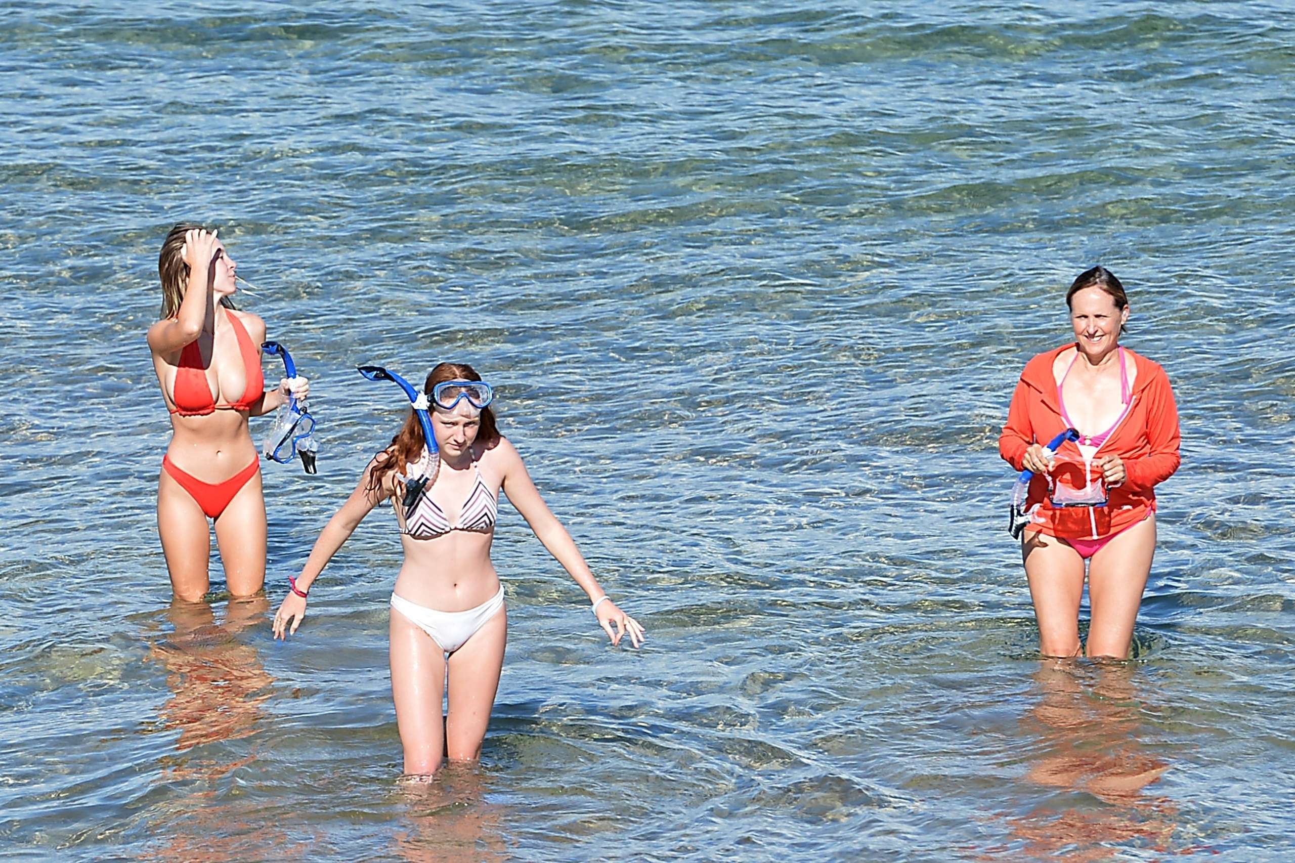 Sydney Sweeney Booty in Bikini on the Beach in Hawaii