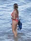 Sydney Sweeney Booty in Bikini on the Beach in Hawaii