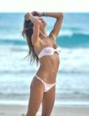 Alessandra Ambrosio Booty in a Tiny Bikini on the Beach in Florianopolis