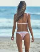 Alessandra Ambrosio Booty in a Tiny Bikini on the Beach in Florianopolis