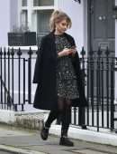 Amy Hart on the Set of Commercial for Velo Scooters in London