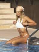 Arabella Chi Booty in Bikini by Pool in Dubai