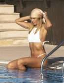 Arabella Chi Booty in Bikini by Pool in Dubai