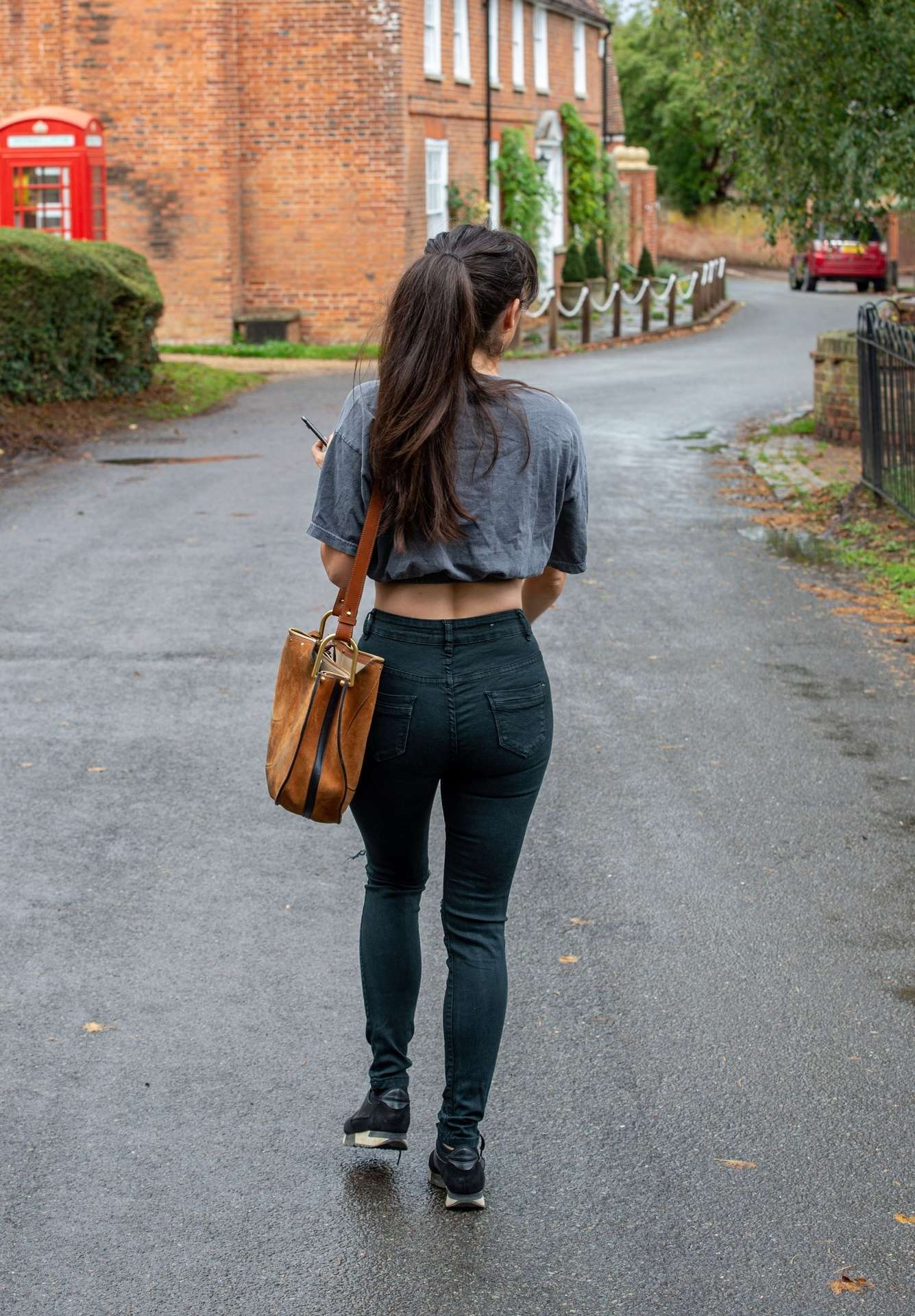 Casey Batchelor Booty in Jeans, Out and About in Hertfordshire