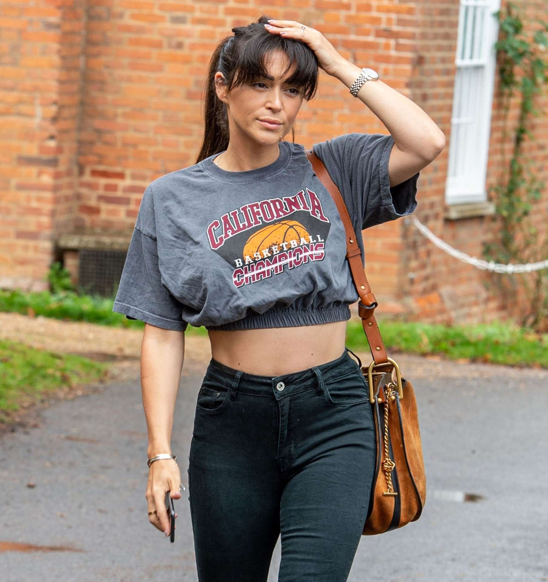 Casey Batchelor Booty in Jeans, Out and About in Hertfordshire