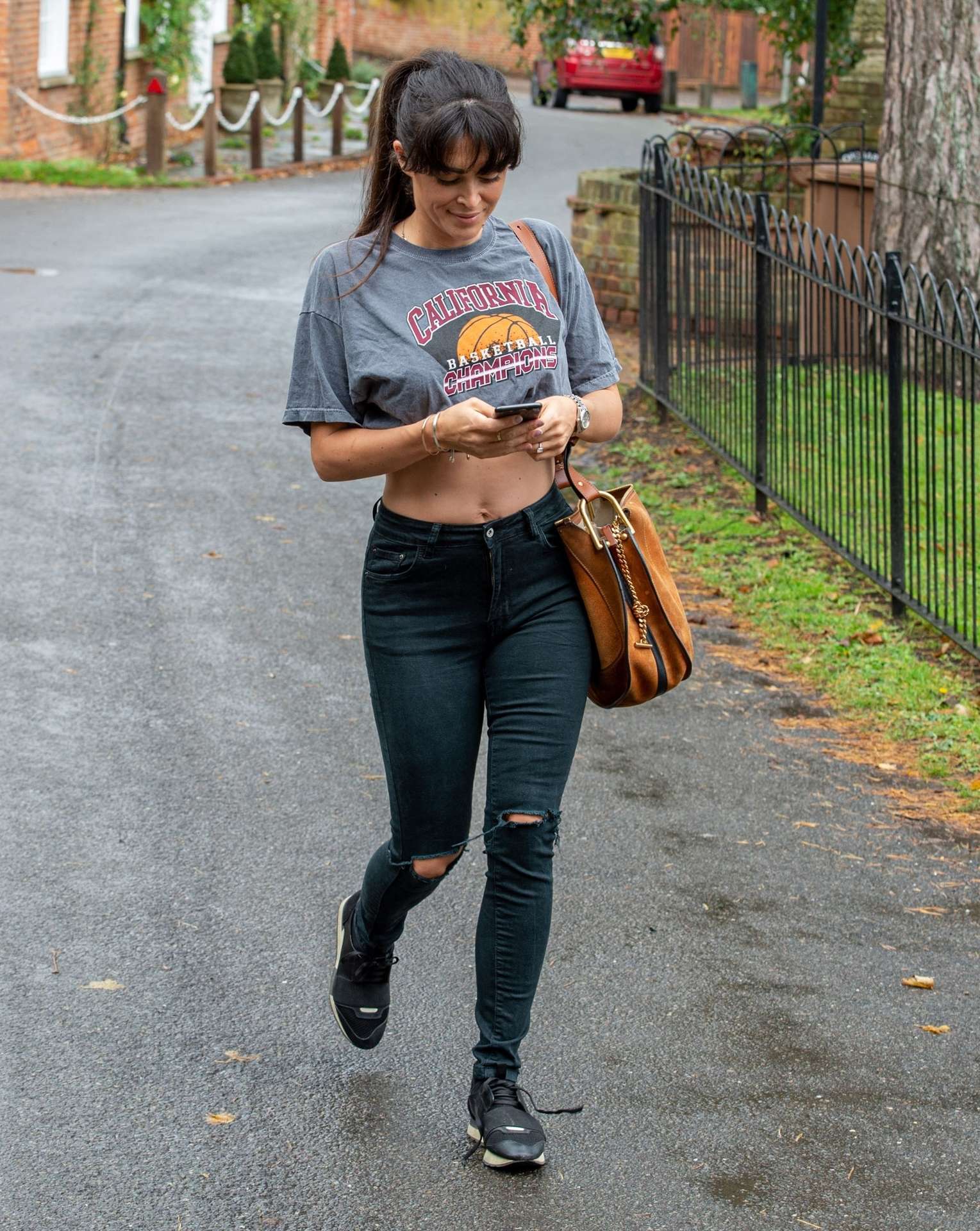 Casey Batchelor Booty in Jeans, Out and About in Hertfordshire