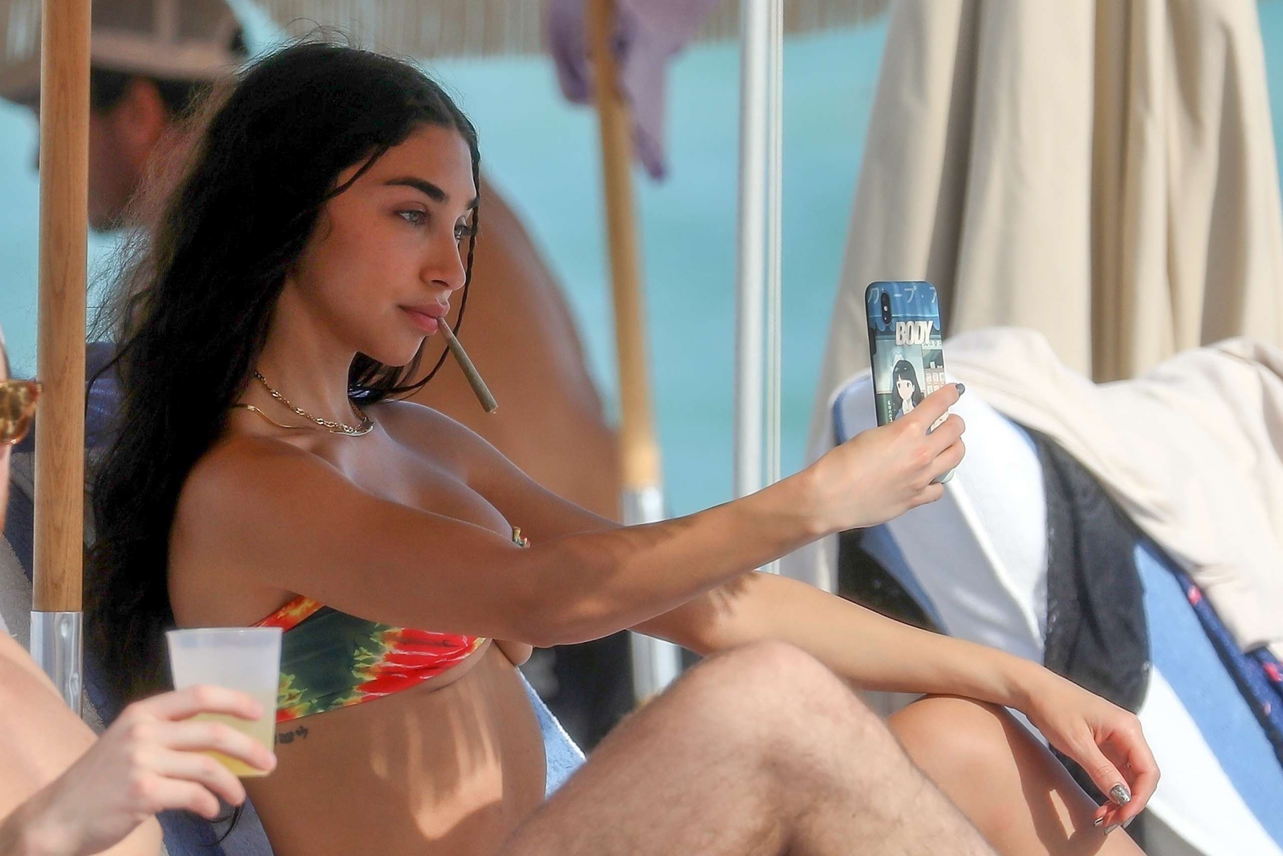 Chantel Jeffries Booty in Bikini on the Beach in Miami