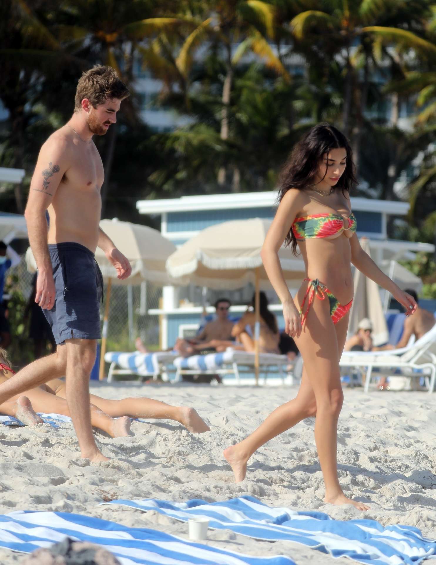 Chantel Jeffries Booty in Bikini on the Beach in Miami