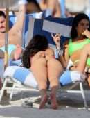 Chantel Jeffries Booty in Bikini on the Beach in Miami
