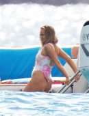 Chrissy Teigen Booty in Swimsuit at Waters of Saint-Barthelemy
