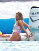 Chrissy Teigen Booty in Swimsuit at Waters of Saint-Barthelemy