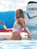 Chrissy Teigen Booty in Swimsuit at Waters of Saint-Barthelemy
