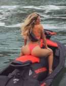 Cindy Prado Booty in Thong Bikini