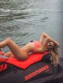 Cindy Prado Booty in Thong Bikini