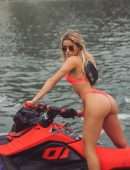 Cindy Prado Booty in Thong Bikini