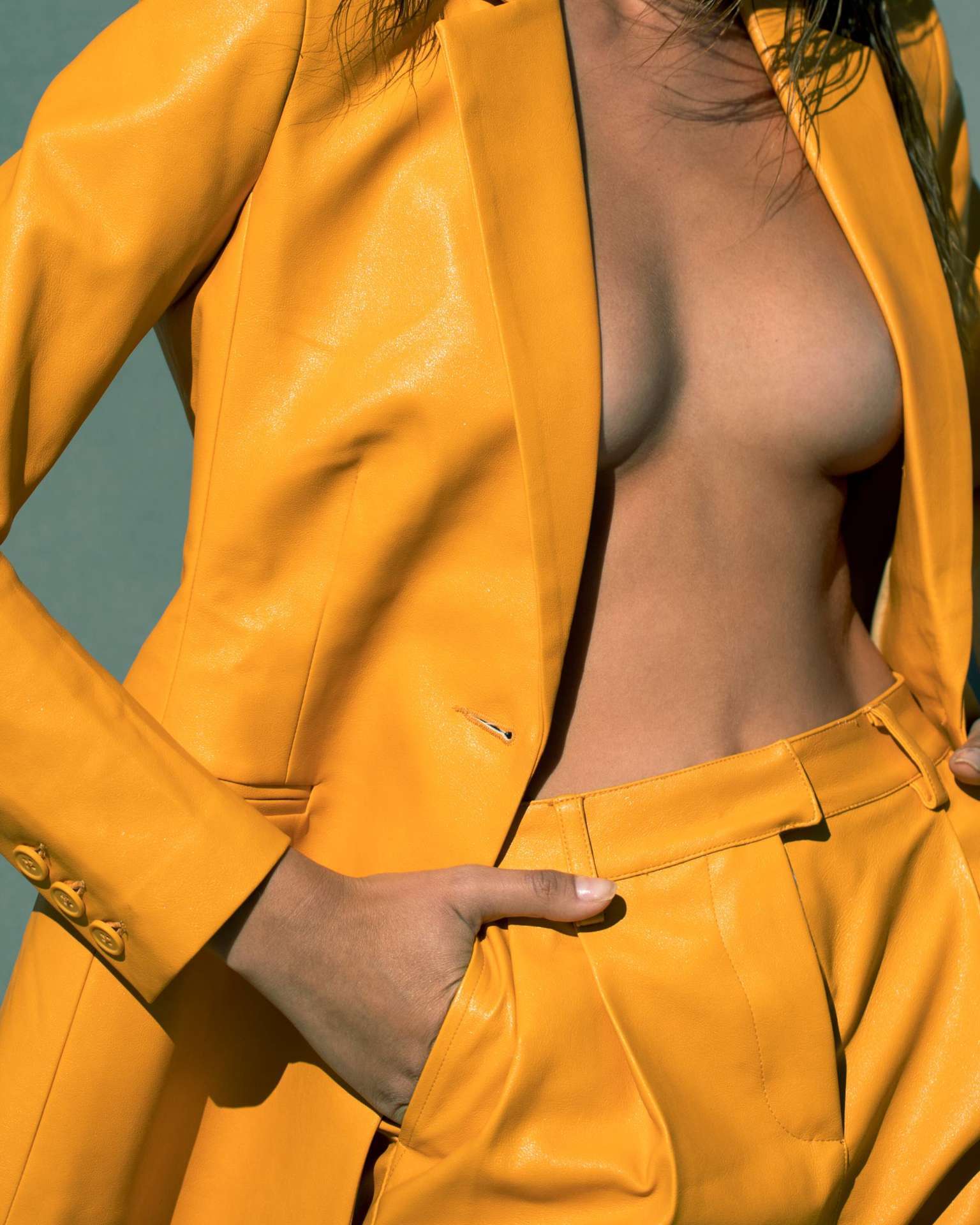 Daniela Lopez Osorio Braless in Photoshoot by Madelene Isela