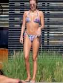 Delilah Belle Hamlin Booty in Bikini at a Pool in Cabo San Lucas