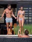 Delilah Belle Hamlin Booty in Bikini at a Pool in Cabo San Lucas