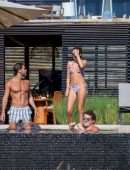 Delilah Belle Hamlin Booty in Bikini at a Pool in Cabo San Lucas