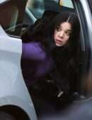 Hailee Steinfeld and Jeremy Renner on the Set of 'Hawkeye' in NYC