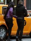 Hailee Steinfeld and Jeremy Renner on the Set of 'Hawkeye' in NYC