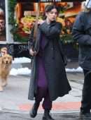 Hailee Steinfeld and Jeremy Renner on the Set of 'Hawkeye' in NYC