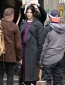 Hailee Steinfeld and Jeremy Renner on the Set of 'Hawkeye' in NYC