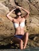 Iris Mittenaere in Tiny Bikini on the Beach in St. Martin
