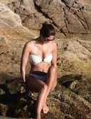 Iris Mittenaere in Tiny Bikini on the Beach in St. Martin