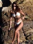Iris Mittenaere in Tiny Bikini on the Beach in St. Martin