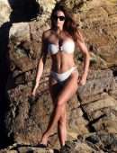 Iris Mittenaere in Tiny Bikini on the Beach in St. Martin