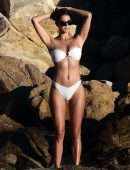 Iris Mittenaere in Tiny Bikini on the Beach in St. Martin