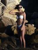 Iris Mittenaere in Tiny Bikini on the Beach in St. Martin