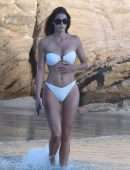 Iris Mittenaere in Tiny Bikini on the Beach in St. Martin