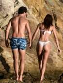Iris Mittenaere in Tiny Bikini on the Beach in St. Martin