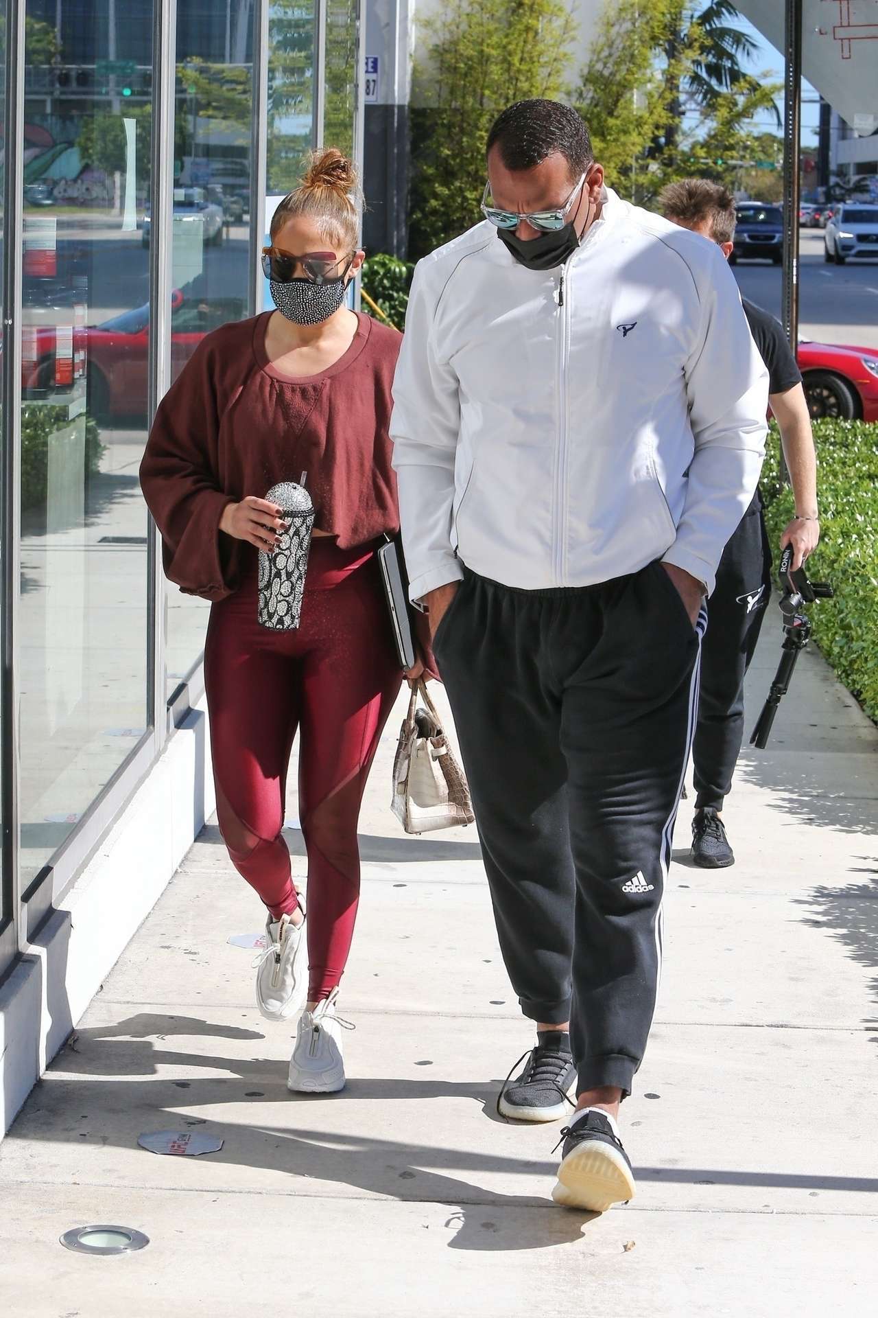 Jennifer Lopez and Alex Rodriguez Arriving to a Alex's New UFC Gym in Miami, Florida
