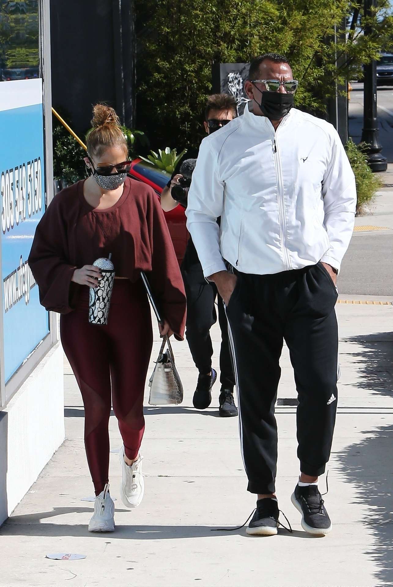 Jennifer Lopez and Alex Rodriguez Arriving to a Alex's New UFC Gym in Miami, Florida